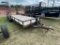 2003 Trail Master 20ft. Pipe Top Utility Trailer with folding ramps 8 lug Axles has title