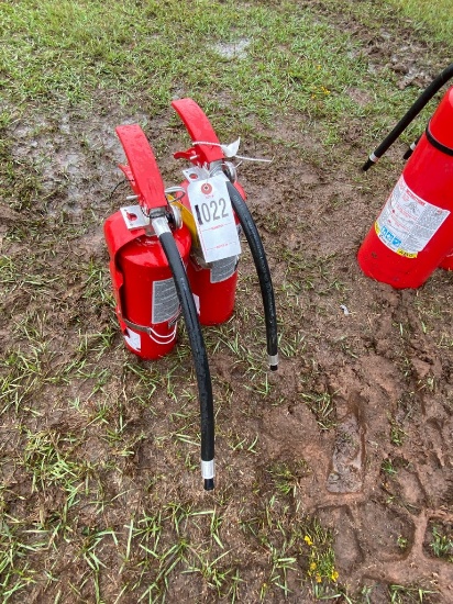 2 Fire extinguishers