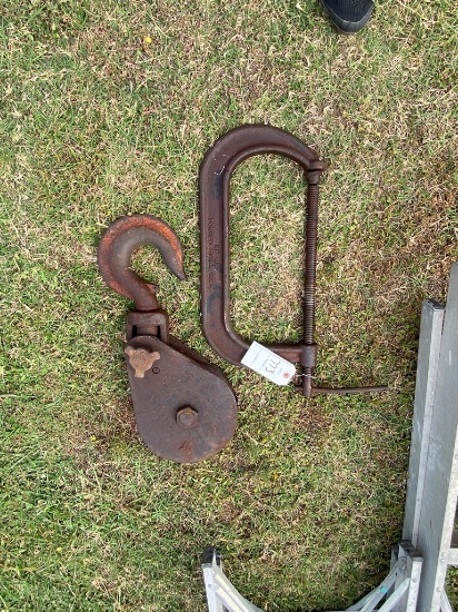 Block & Large Clamp