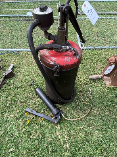 2 Grease Guns and oil Pump