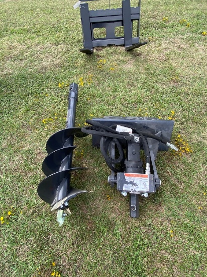 Wolverine Min Skid 36" Quick attach Auger with 12" Bit