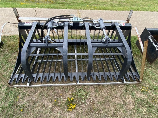 New JCT Quick Attach 72" Grapple Bucket