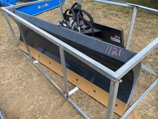 Wolverine 84" Quick Attach 6 Way Dozer Blade with  wiring