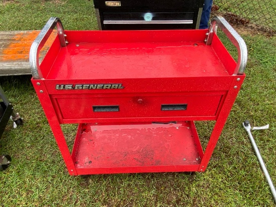 Us General tool cart with content