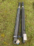 2 large Hydraulic cylinders