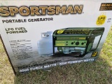 New Sportsman 4000 Watt Generator Propane