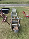 Roofing Ladder, power hoist