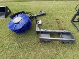 Wolverine quick attach Articulating broom