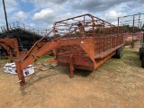 6x24 Stock Trailer 2 Cut Gates Good Shape