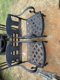 2 Metal Outdoor rocking chairs