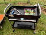 Iron ton tool cart with content