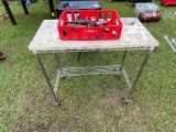 table with air tools