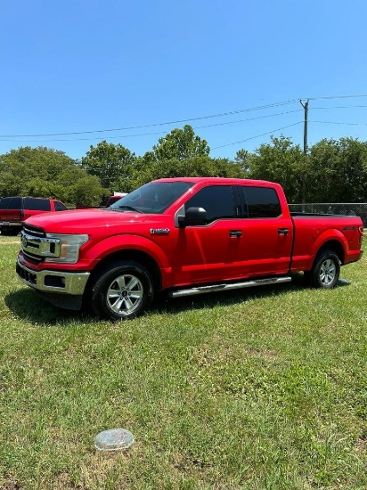 2018 Ford F150 Crew Cab XLT 4x4 V6 Eco boost 161k showing TMU runs and drives good