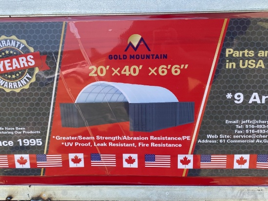 New Gold Mountain 20x40x6'6 container Canopy