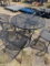 Metal Patio Table & 4 Chairs