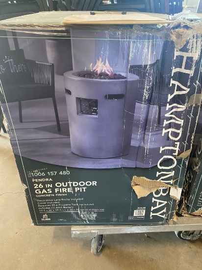 Hampton Bay 26" Gas Fire Pit