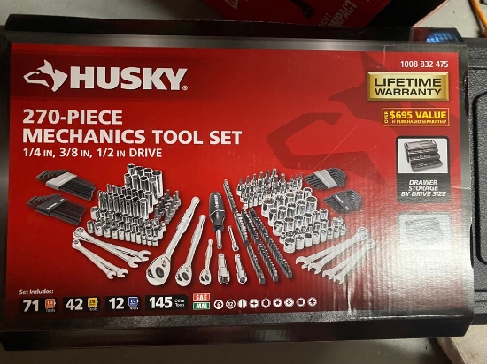 New Husky 270 Piece mechanics tool set