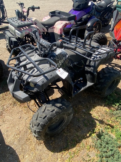 125CC Black 4 Wheeler Unknown Condition