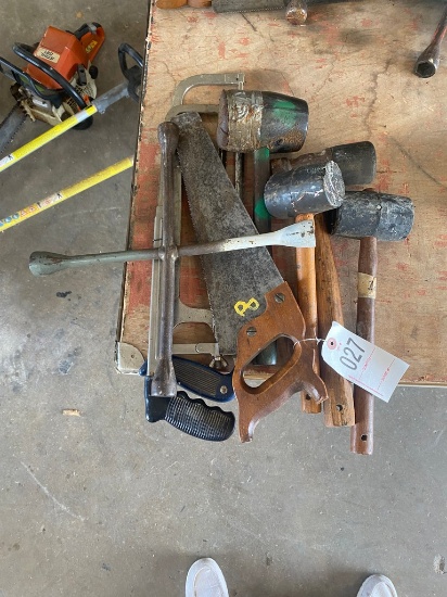 Bundle Rubber mallets & saws