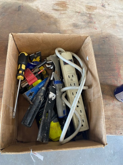 Box of misc tools