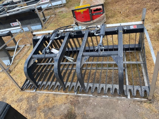 New JCT 72" Skidsteer Rock Grapple Bucket