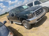 2001 Ford F 250 Crew Cab 4x4 7.3 Power Stroke Diesel Shows 449K runs & drives clean title