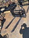 Unused pallet forks