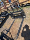 Unused pallet forks