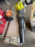 Stihl Hedger, Ryobi blower