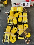 New 5- 1.5 inch rachet straps