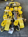 New 5- 1.5 inch rachet straps