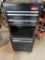 1 black Metal tool Box