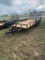 New 2024 J&C 16' Utility Trailer with gate tandem 3500lb Axles