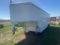 CM Enclosed Gooseneck with drop down gate with side door 7K axles