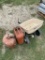 2 Metal Fuel tanks & seeder