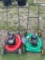 2 push mowers