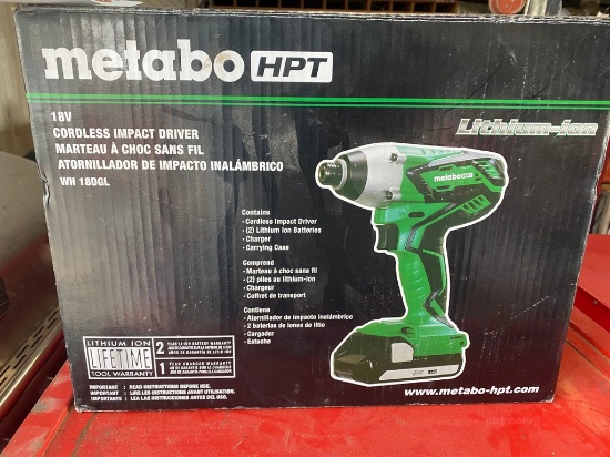 18V Metabo hpt cordless impact driver