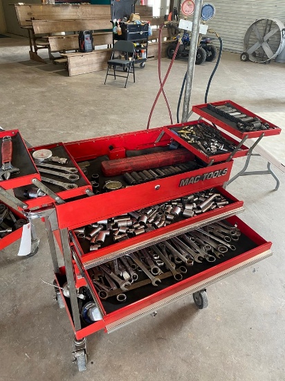Mac Tool Cart Full of content snap on, Mac, craftsman tools