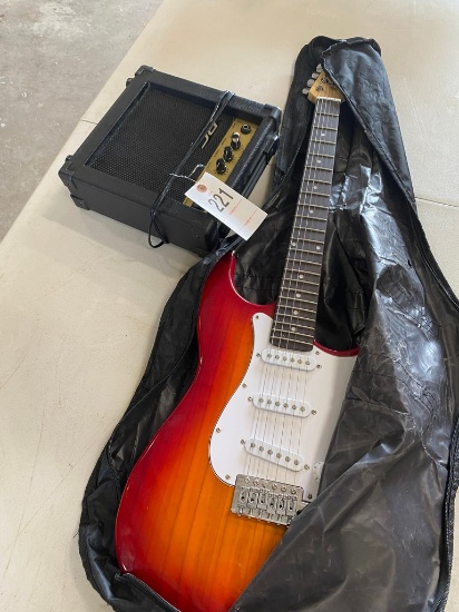 1 Electric Guitar with amp