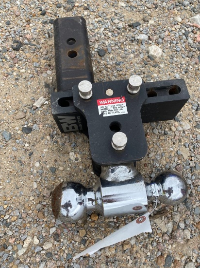 B&W 5" Drop lift 2 ball Turnover hitch (2 5/16"-2")