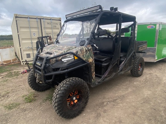 2018 Polaris Ranger XP 1000 Crew 4x4 has ttile