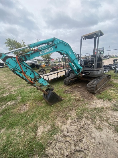 Kobeleo 35 SR, Excavator unknown hours, runs