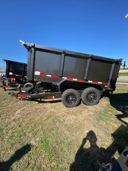 2023 Maxx D D7X 12' Dump Trailer 4' Sides, Tandem 7K Axles,Tarp & ramps