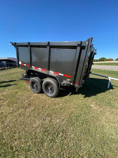 2023 Maxx D D7X 12' Dump Trailer 4' Sides, Tandem 7K Axles,Tarp & ramps