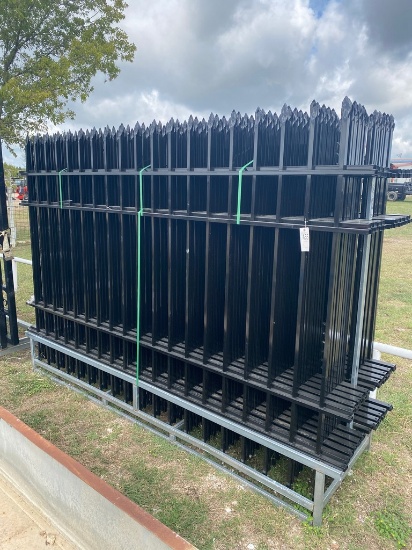 Black Fence Pannels