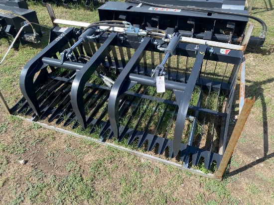 New JCT 72" Skidsteer rock Grapple Bucket