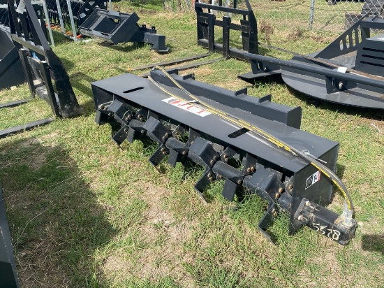 72" JCT Skid Steer Rotary Tiller