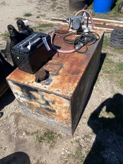 Fuel Tank with pump & battery steel
