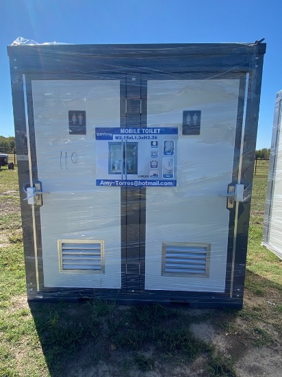 2 Stall Portable Restroom