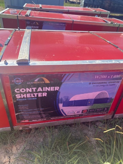 20x40 Gold Mountain container canopy